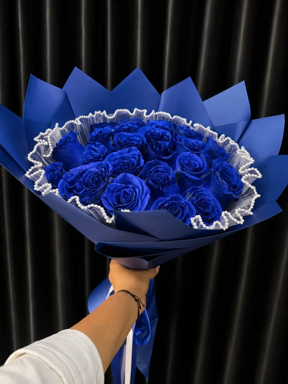 Bouquet de 20 rosas azules