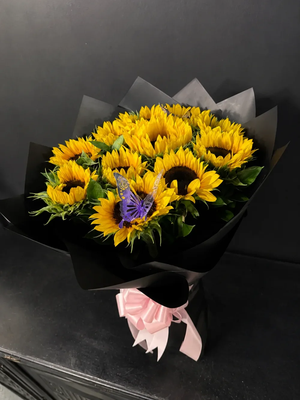 Bouquet de 8 girasoles